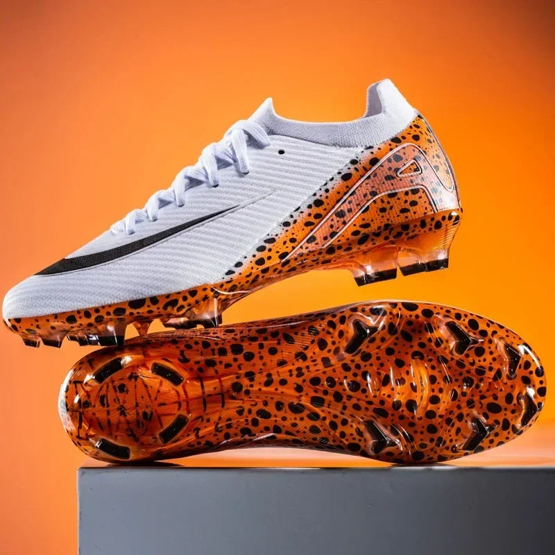 New Men Professional Football Boots Grass Soccer Shoes Outdoor Sport Non-Slip Training Shoes Match Sneakers Ultralight Unisex