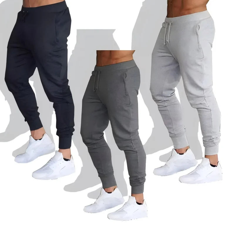 Sweatpants Spring Autumn Cotton Long Pants Jogger Trousers Casual Sports Men's and Women's Fitness Solid Jogging Running pants