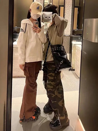 High Street Vintage Handbag Women New Rivet Large Capacity Casual Crossbody Bags Ladies Moto Biker Black Messenger Bag