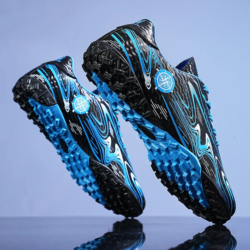 Kids Youth Soccer Cleats Football Shoes Men Non Slip Breathable Lightweight Training Sneakers Boys Children Football Match Boots