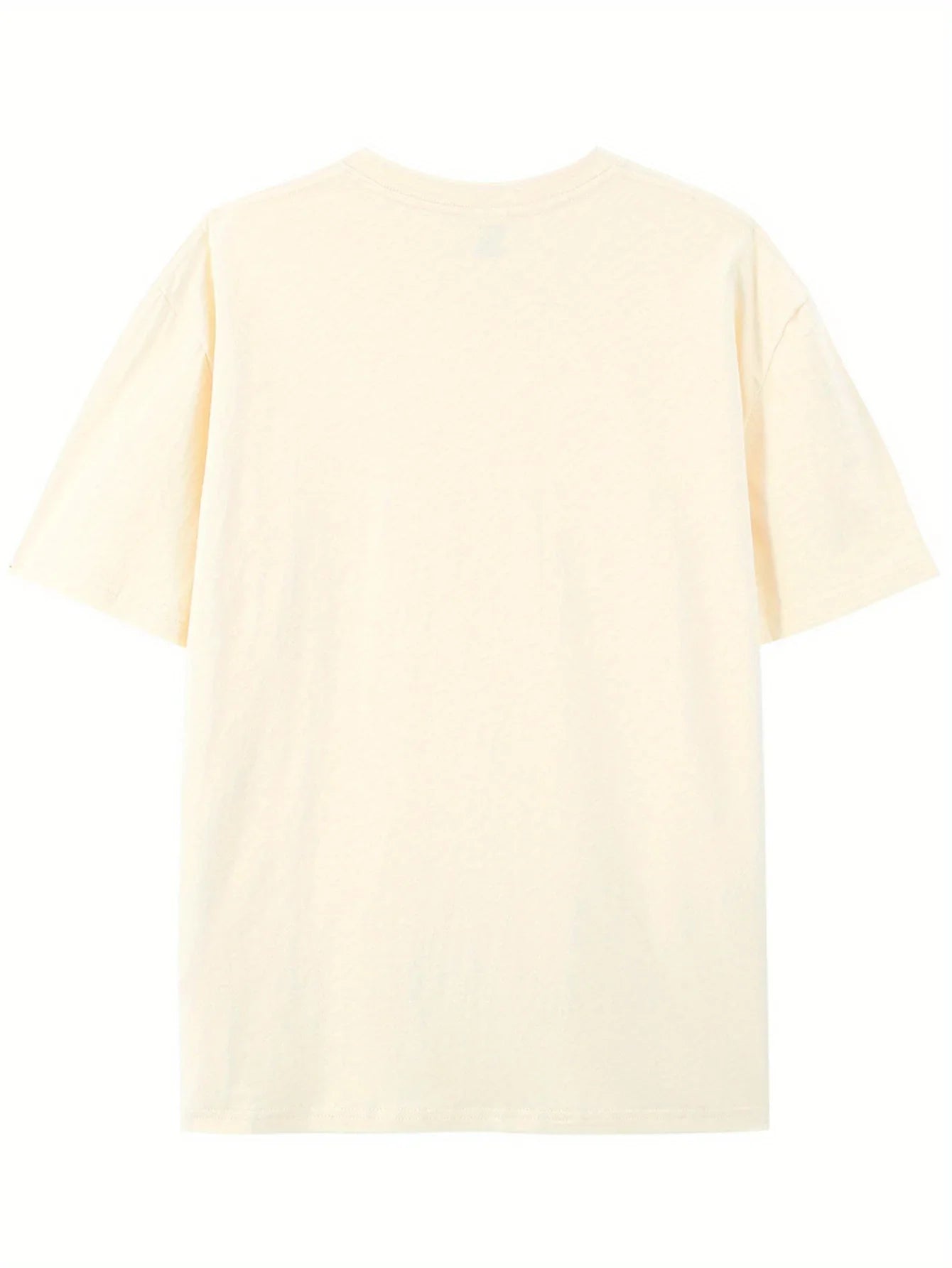 Men's summer 100 pure cotton fashionable casual loose fit plus mountain reflection printed round neck short sleeved T-shirt top
