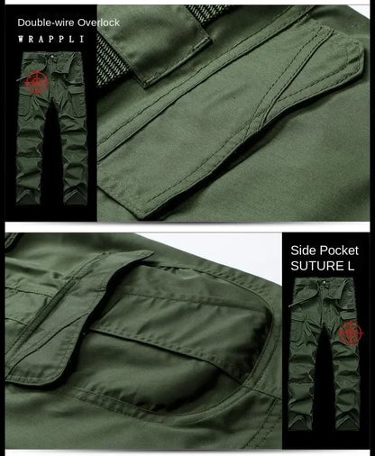Summer Tactical Sets Mens Outdoor Breathable Multiple Pockets Combat Training  Long Sleeve Shirts Cargo Pants Suits Male