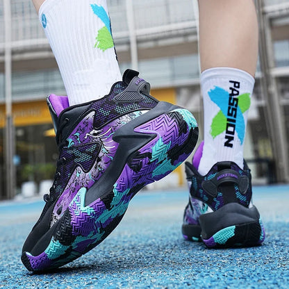 Men Basketball Shoes Light Sports Shoes Trainer Women Unisex Breathable Athletic Outdoor Unisex High Quality Sneakers