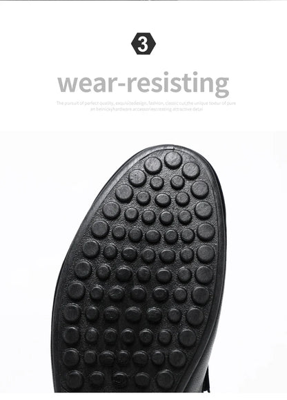 Mocassins Minimalistas Masculinos Sapatos Casuais de Couro Confortáveis Para Homens Sapatos de Condução Antiderrapantes Sapatos de Escritório Slip-on Tamanho Grande 46