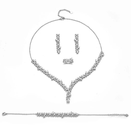 Bridal Jewelry Sets New Fashion Dubai Jewelry Set For Women Wedding Party Accessories Design