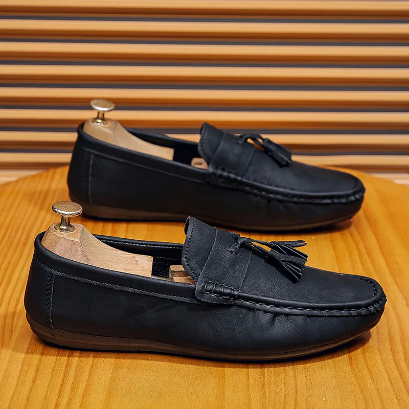 Outdoor Fashion Men's Casual Shoes Comfortable Male Loafers Non-slip Walking Sneakers Breathable Flats Driving Shoes Lazy Shoes