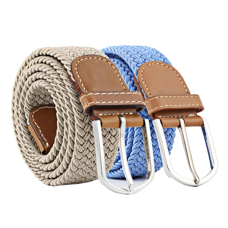 107/120cm Unisex Colorful Canvas - Belt Casual Luxury Trend Jeans Accessories Nylon Girdle Hunting Belt for Men and Women
