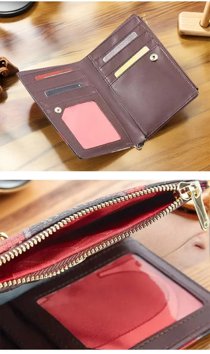Exquisite Compact Portable High-quality Wallet High-end Feel Light Luxury Women's Cartoon Pattern Printed Wallet