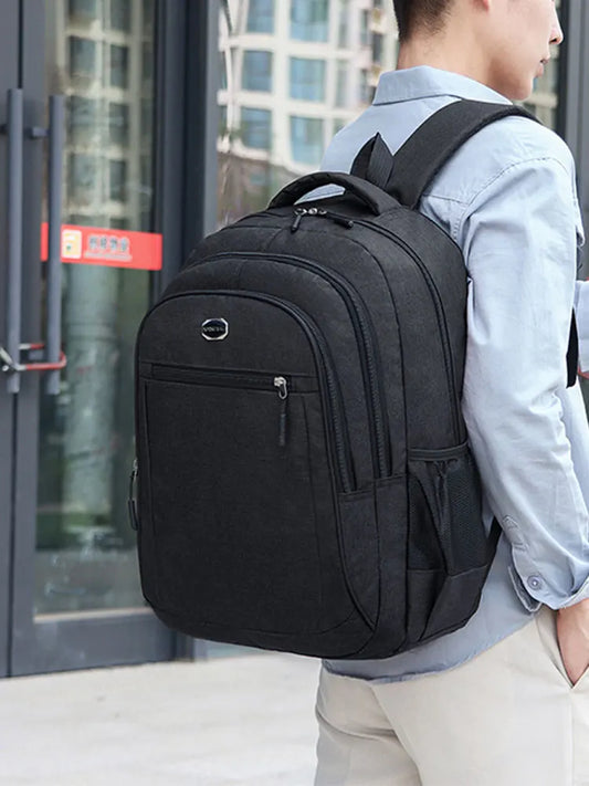 Large Capacity Backpack, Men's And Women's Student Computer BagMulti Pocket Waterproof And Wear-resistant Commuting Backpack,Chr