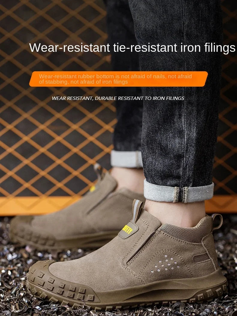 Insulation Men Work Boots Puncture-Proof Safety Shoes Steel Toe Welder Protective Shoes Indestructible Shoes Work Shoes Sneakers