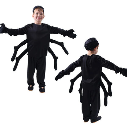 New Cute Children Black Spider Cosplay Costumes Boys Girls Halloween Carnival Party Costumes