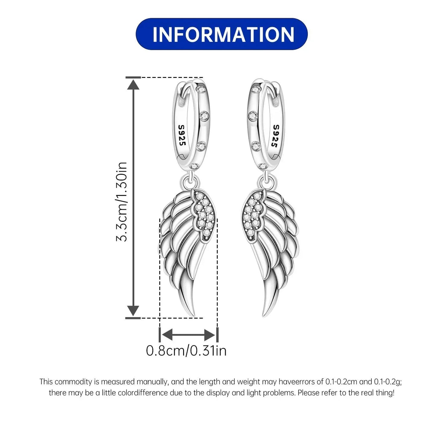 925 Sterling Silver Multi Layer Starry Tassel Drop Earrings Women Earrings Charm Trend Versatile Party Jewelry Gifts