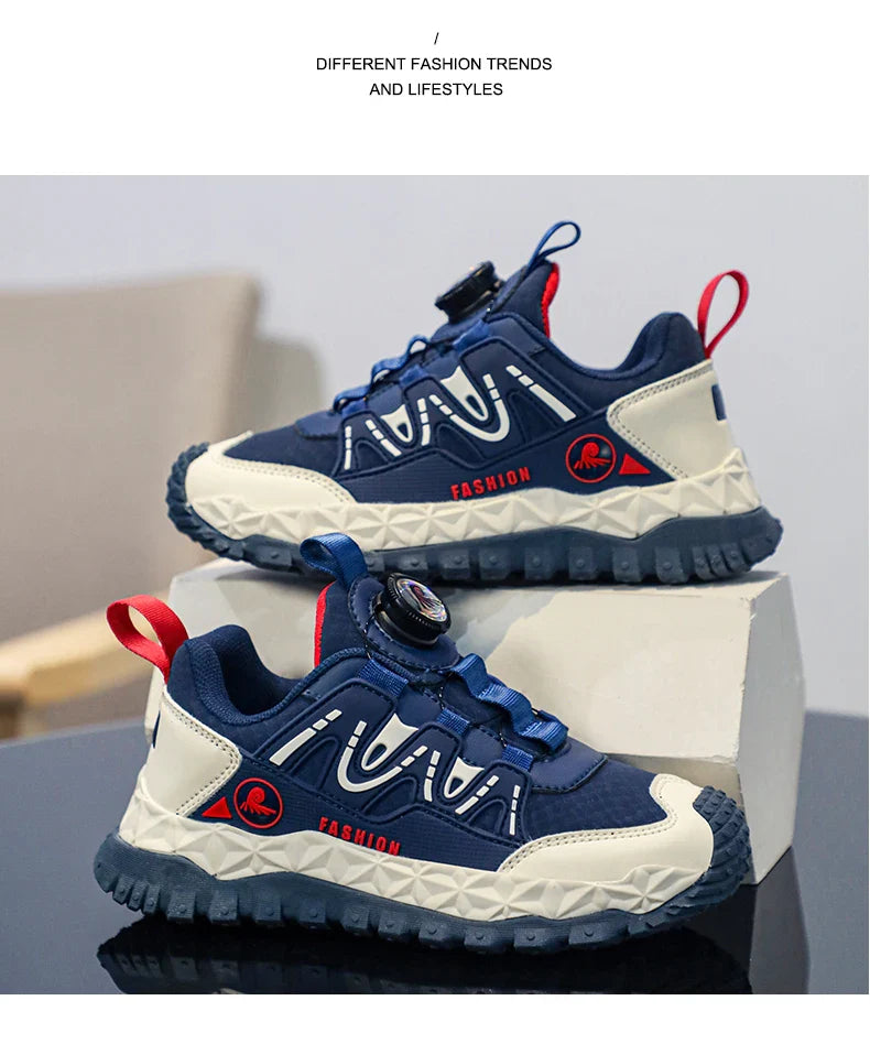 Children Sports Sneakers for Boys Girls Kid Cartoon Graffiti Pattern Casual Shoes Boys Basketball Shoe chaussures de sport
