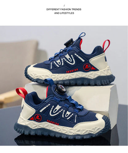 Children Sports Sneakers for Boys Girls Kid Cartoon Graffiti Pattern Casual Shoes Boys Basketball Shoe chaussures de sport