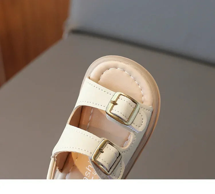2024 Children Sandals for Girls and Boys Summer New Fashionable Korean Style Comfortable Soft Sole Casual Cute Baby Beach Shoes
