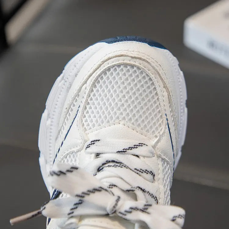 2026 Spring Autumn Children Chunky Mesh Sneakers Toddlers Boys Girls Casual Sports Shoes Patchwork School Kids Basketball Shoes