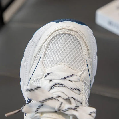 2026 Spring Autumn Children Chunky Mesh Sneakers Toddlers Boys Girls Casual Sports Shoes Patchwork School Kids Basketball Shoes