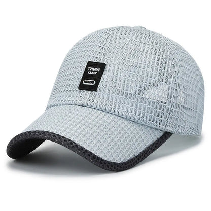 Men's Mesh Baseball Cap Breathable Summer Caps Dad Hat Outdoor Fishing Hats Bone Gorras Snapback Trucker Cap
