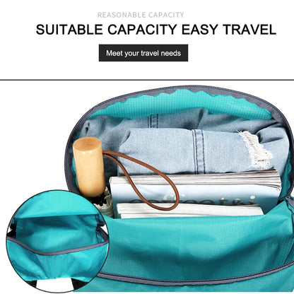 15L Lightweight Packable Backpack Foldable ultralight Outdoor Folding Backpack Travel Sports Bag Hiking Daypack for Men Women