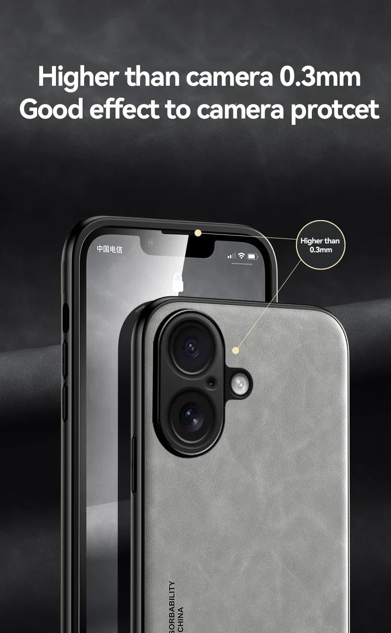 Shockproof Case for iPhone 17 Pro Max 17 Air Protective Cover Magnetic Car Holder Phone Coque Fundas For iPhone 16 Pro 16E