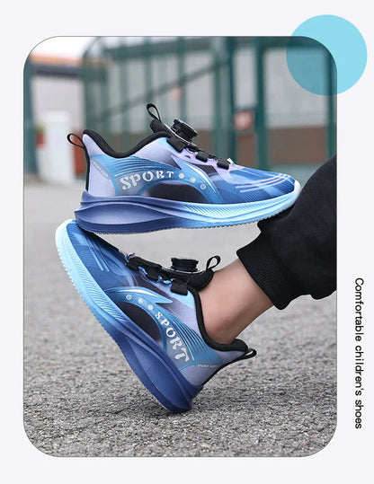 Kids Sneakers Breathable Student Boys Basketball Sports Shoes for Children Outdoor Training Trendy Tennis Size 28-39