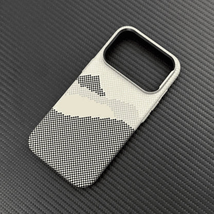 Carbon Fiber Texture Magnetic Case For iphone 17 Pro Max 17Pro Air Ultrathin Alloy Lens Wireless Charge for Magsafe Hard Pc Case