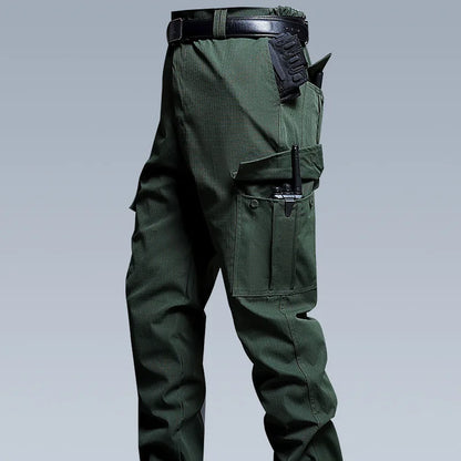 New Work Cargo Pant Men Wear-Resistant Stretch Tactical Trousers Casual Breathable Multi-Pocket Outdoor Waterproof Training Pant