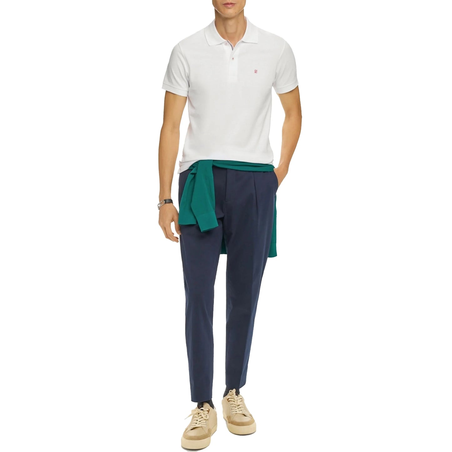 New Men's Solid Color Polo Shirt Short Sleeve Lapel Button Tshirts Summer Men Casual Streetwear Lightweight Tops