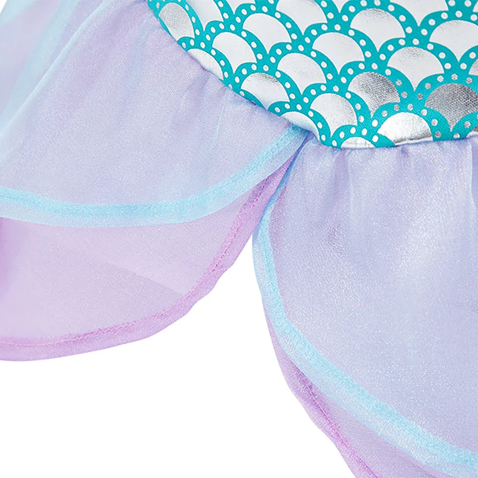 Little Girl Rapunzel Costume Party Fancy Princess Dress Christmas Cosplay Belle Sleeping Beauty Cinderella Carnival Disguise