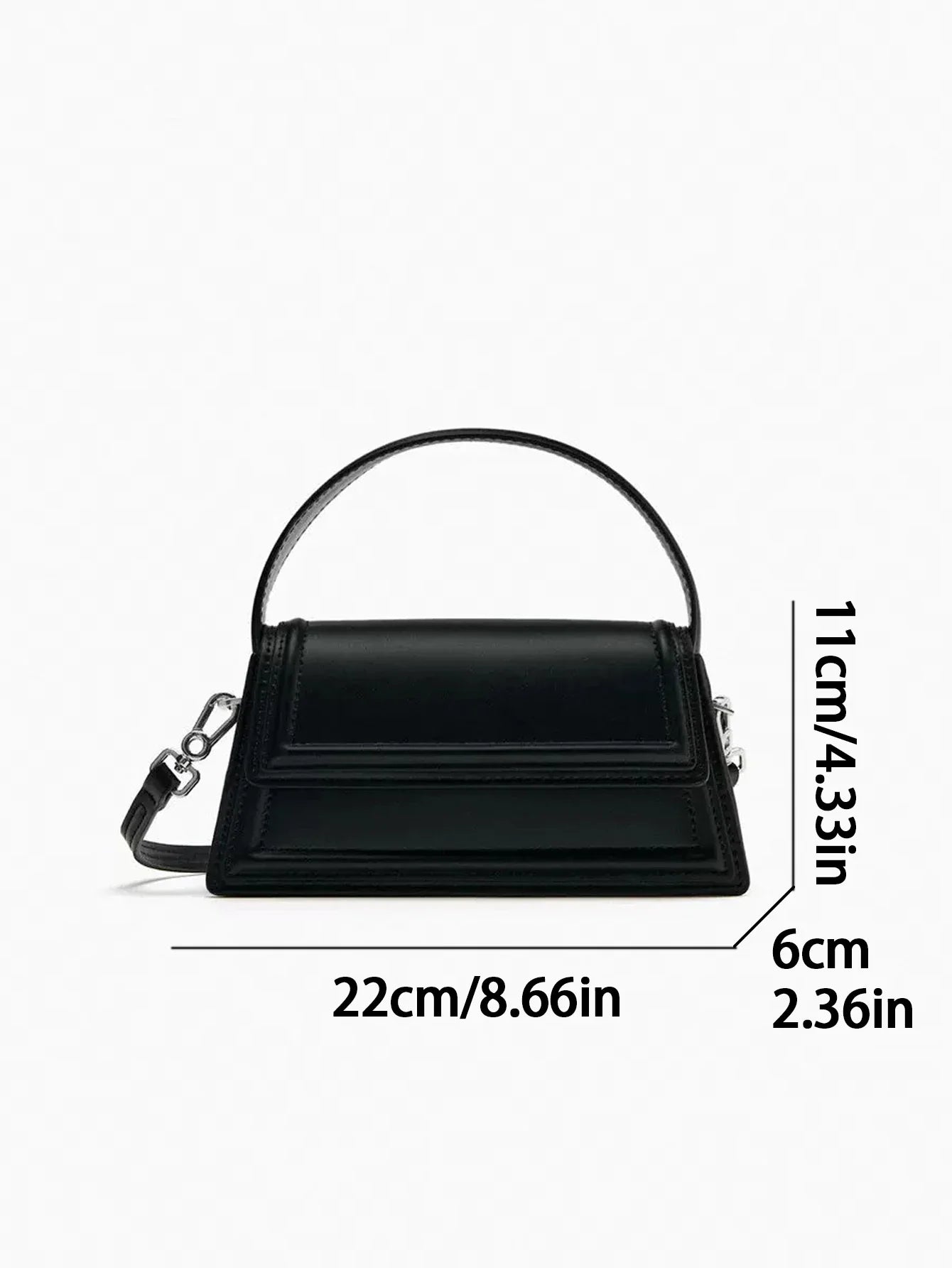 2024 summer new brown Mini City crossbody bag Black casual fashion hand bill shoulder bag