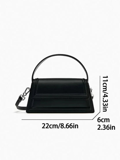 2024 summer new brown Mini City crossbody bag Black casual fashion hand bill shoulder bag
