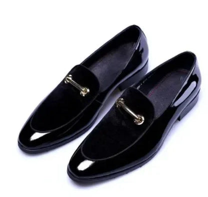 Social Shoe AutumnLuxury Men Dress Leather Shoe Fashion Flat Men Shoe Italian Business Casual Shoes Loafer