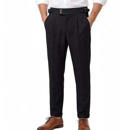 Quality New Fashion Mens Casual Pants Quick Dry Formal Dress Pants Stretch Men Regular Fit Suit Pants Work Trousers