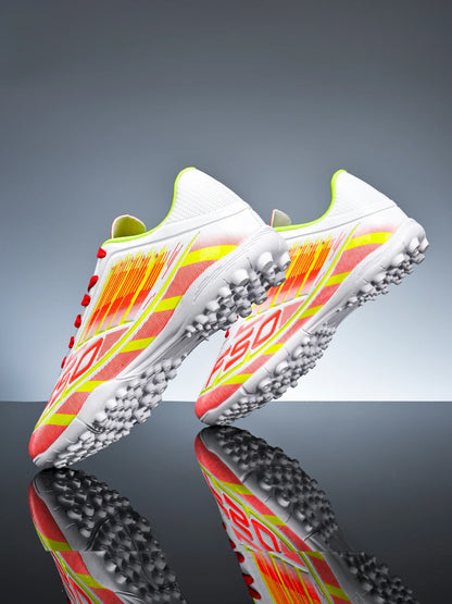TF Soccer Cleats Men Women Kids PU Synthetic Upper Rubber Outsole Wear-resistant Non-slip Training Shoes