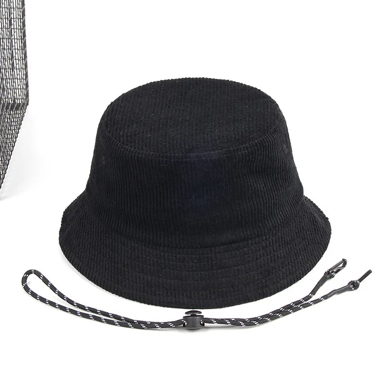 Dad Winter Hat Lady Outdoors Corduroy Bucket Hats Men Big Size Fisherman Hat 54-56cm 56-58cm 58-60cm 60-62cm 62-64cm