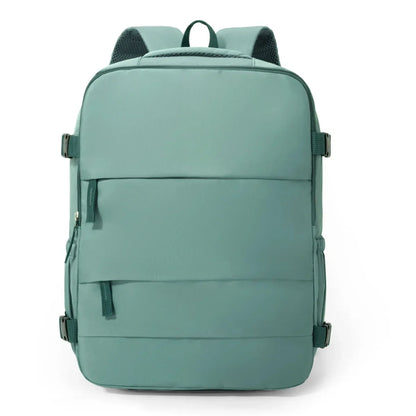 Cross-Border Travel Backpack for Men and Women, Large Capacity Shoe Compartment Luggage Bag, Computer Business Bag, Student School Bag, Commuting Bag