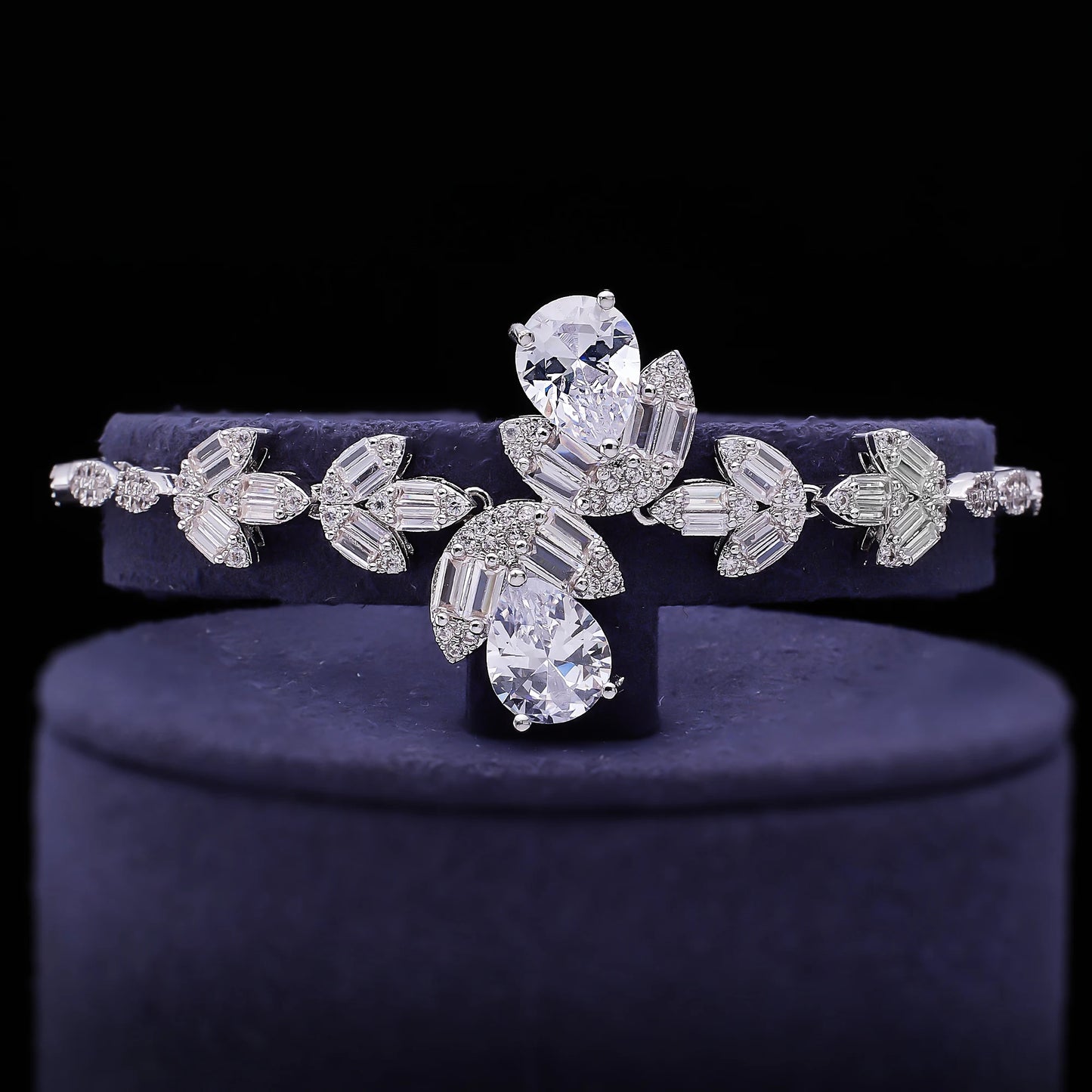 4 Pcs Super Luxury Cubic Zirconia Bridal Wedding Party Costume Nigerian Dubai Jewelry Set for Brides Accessories
