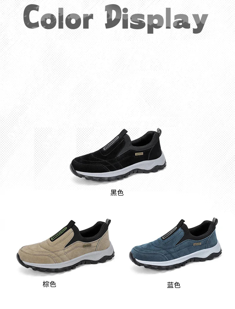 Outdoor Comprehensive Training Shoes Casual Men's Shoes Breathable Suede Leather Shoes Non-slip Walking Shoes Sports Shoes