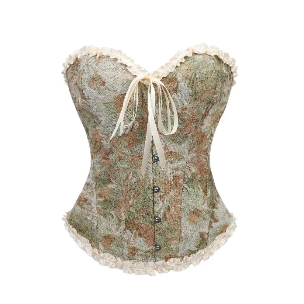 There are lace body-shapingwaist-cinchingchest-supporting corsets and ladies' court shaping tops