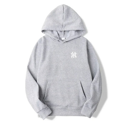 Men's and Women's Casual Fashion Trend Fleece Hooded Hoodies Spring Fall Outdoor Sweatshirt Popular Font Print Pullovers Coat