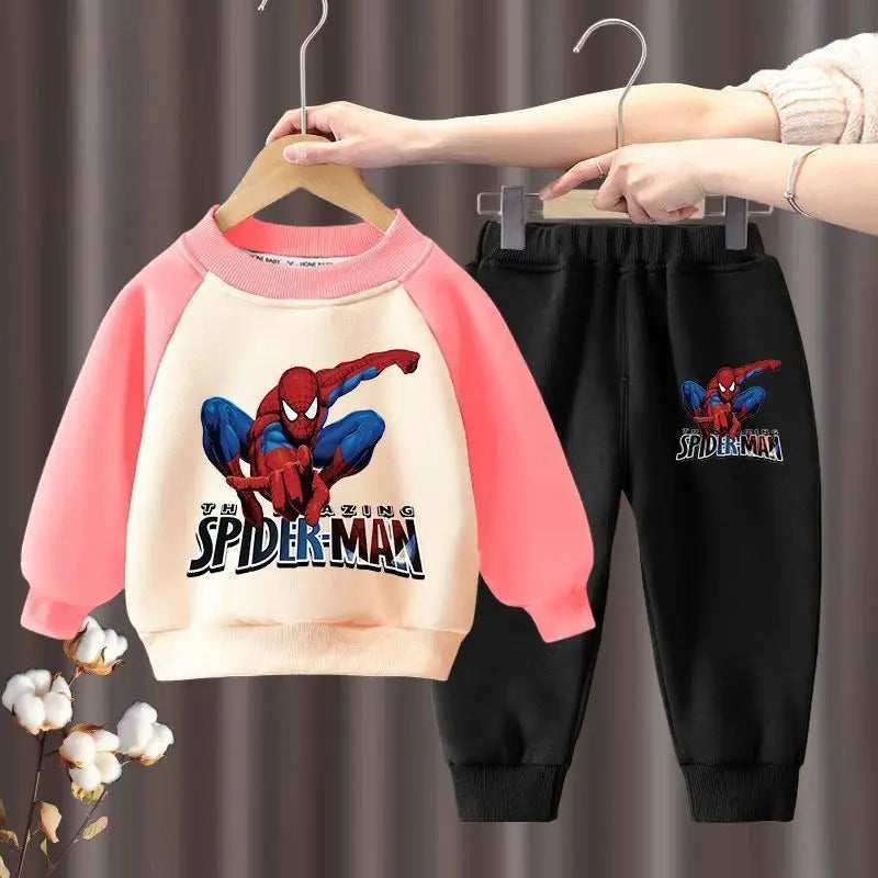 Children's Clothing Sets Boys Cartoon Sweatshirt and Sweatpant 2pcs Kids Tracksuits Boys Pullover Set