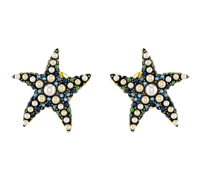 2025 New Hot Selling Texture Ocean Series Necklace Pendant Earnail Ring Jewelry Set Trendy Personality Unique Design
