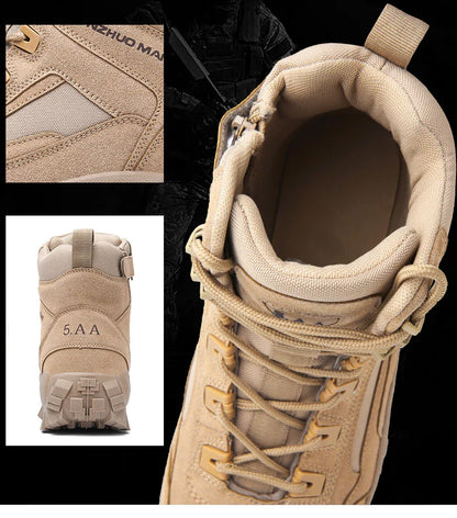 New Men's Boots Tactical Shoes Outdoor Sneakers Hiking Shoes Mountaineering Walking Jogging Ankle Boots Botas Cuturno Masculinas