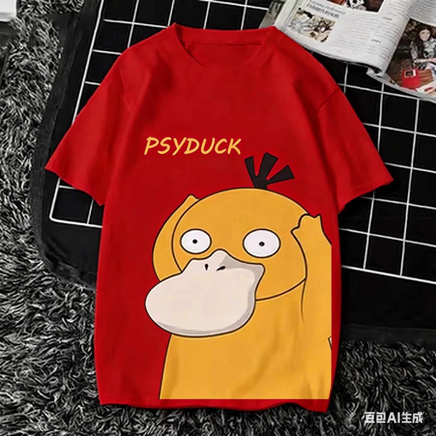 Oversized Anime T Shirt Man Women Cotton Short Sleeve Tee Streetwear Y2k Clothes Casual Top Summer Fashion Unisex