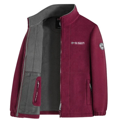 High Quality Thickened Fleece Lined Hat Jacket Embroidered Cotton Jacket Warmth Retention Outerwear for Men Summer Thin