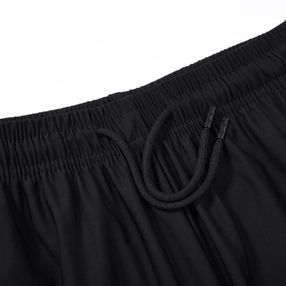Summer Shorts Gym Fitness Men Plus Size Casual Shorts 6XL 7XL 8XL Big Size Shorts Men Ice Silk Stretchy Beach Shorts Breathable