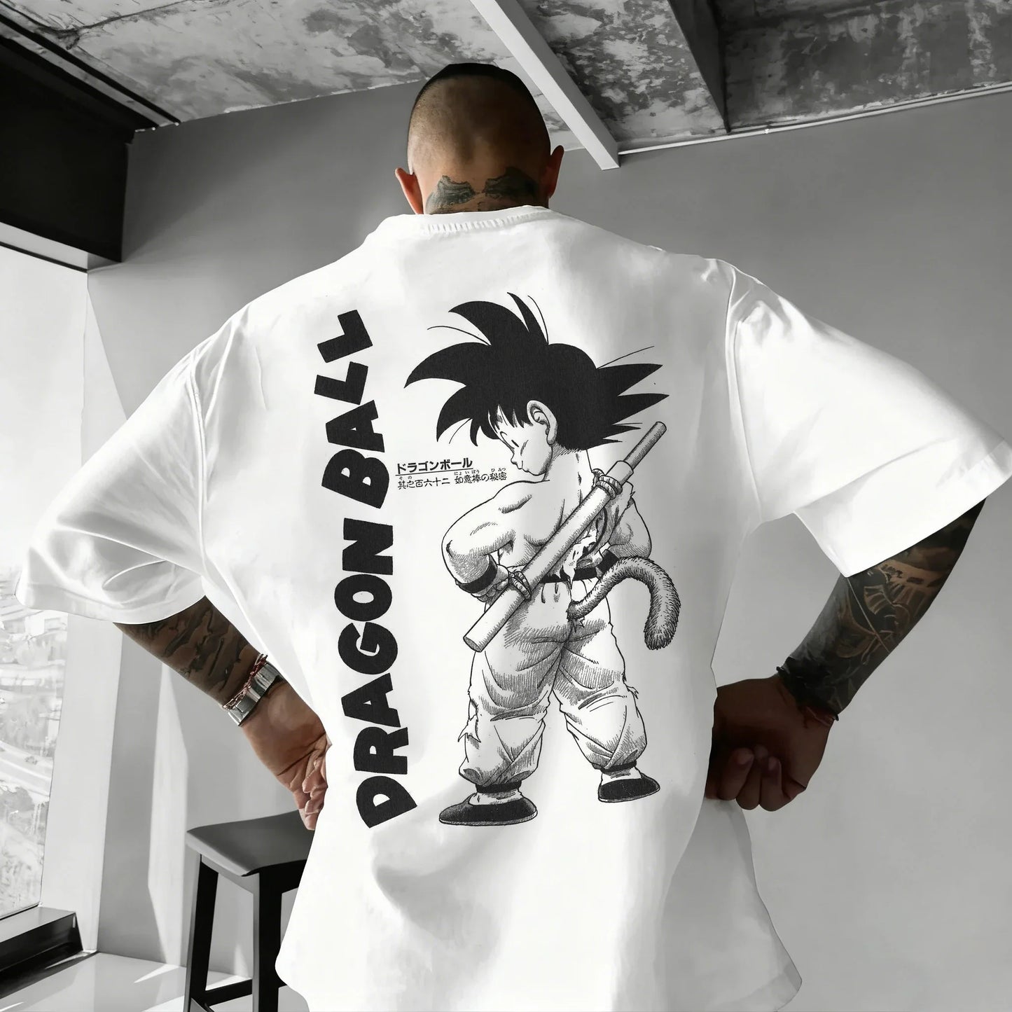 Anime Printed Men's T-Shirt Majin Buu Boys Children Harajuku Short Sleeve Kids Goku T-shirt Summer Clothing