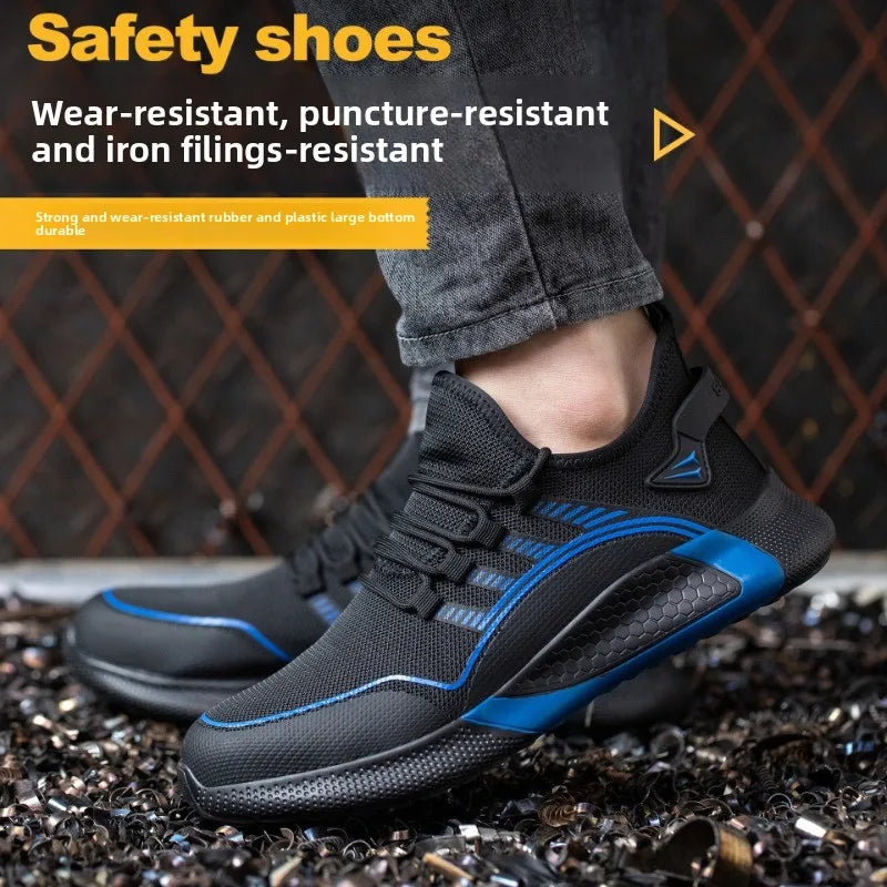 Labor Protection Shoes for Men and Women  Anti Smashing  Anti Piercing  Breathable and Lightweight