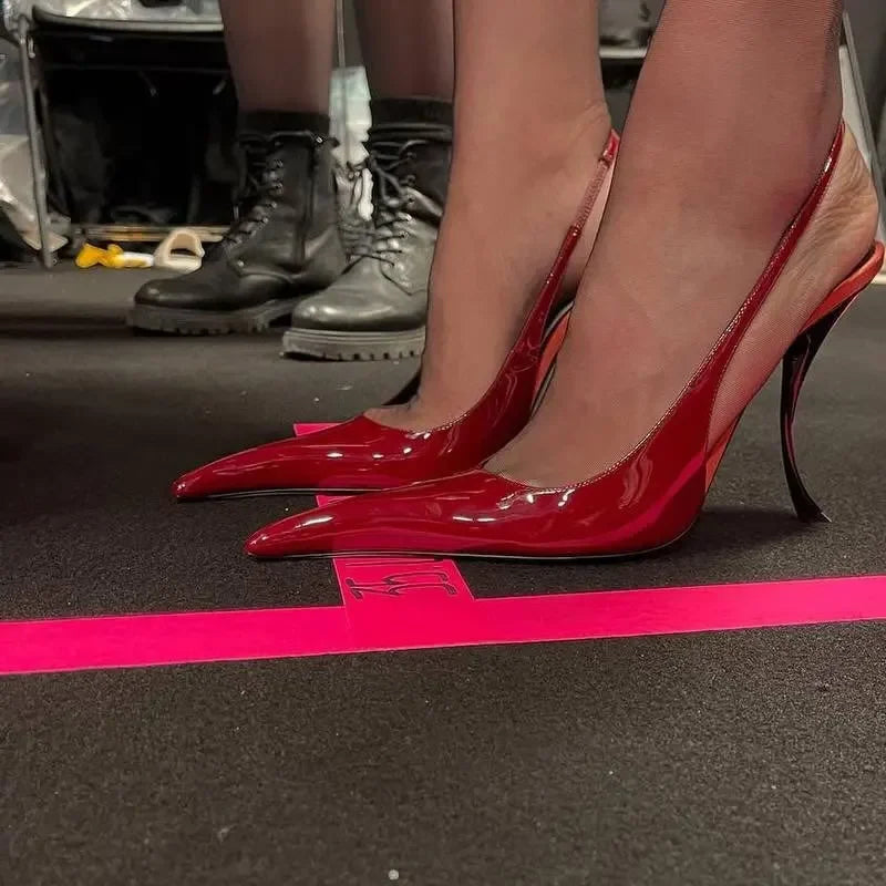 New Fashion Pointed High-heel 10.5 cm Women's Sandals Summer Women Shoes Sandalias De Mujer Shoes for Women Size 34-43
