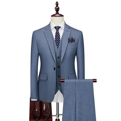 Best Wedding Suits For Men Coat Pant Design Latest Luxury Brand Costard Homme Mariage Business Social Blazer Jacket Set 2 Pieces